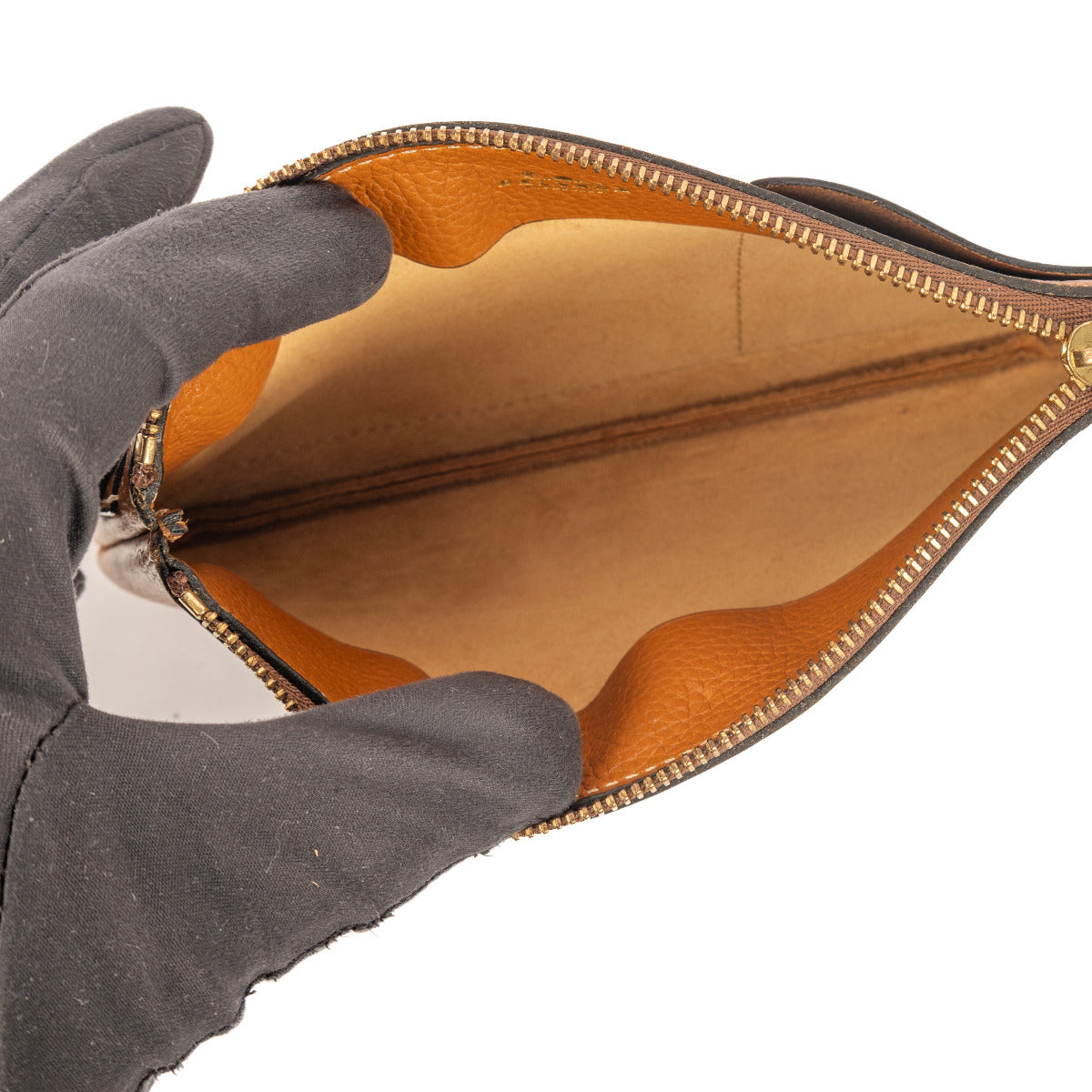 Delvaux Cognac Brown Wallet