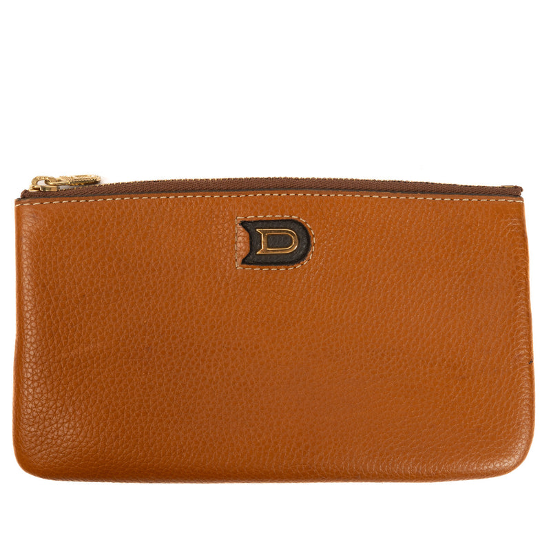 Delvaux Cognac Brown Wallet