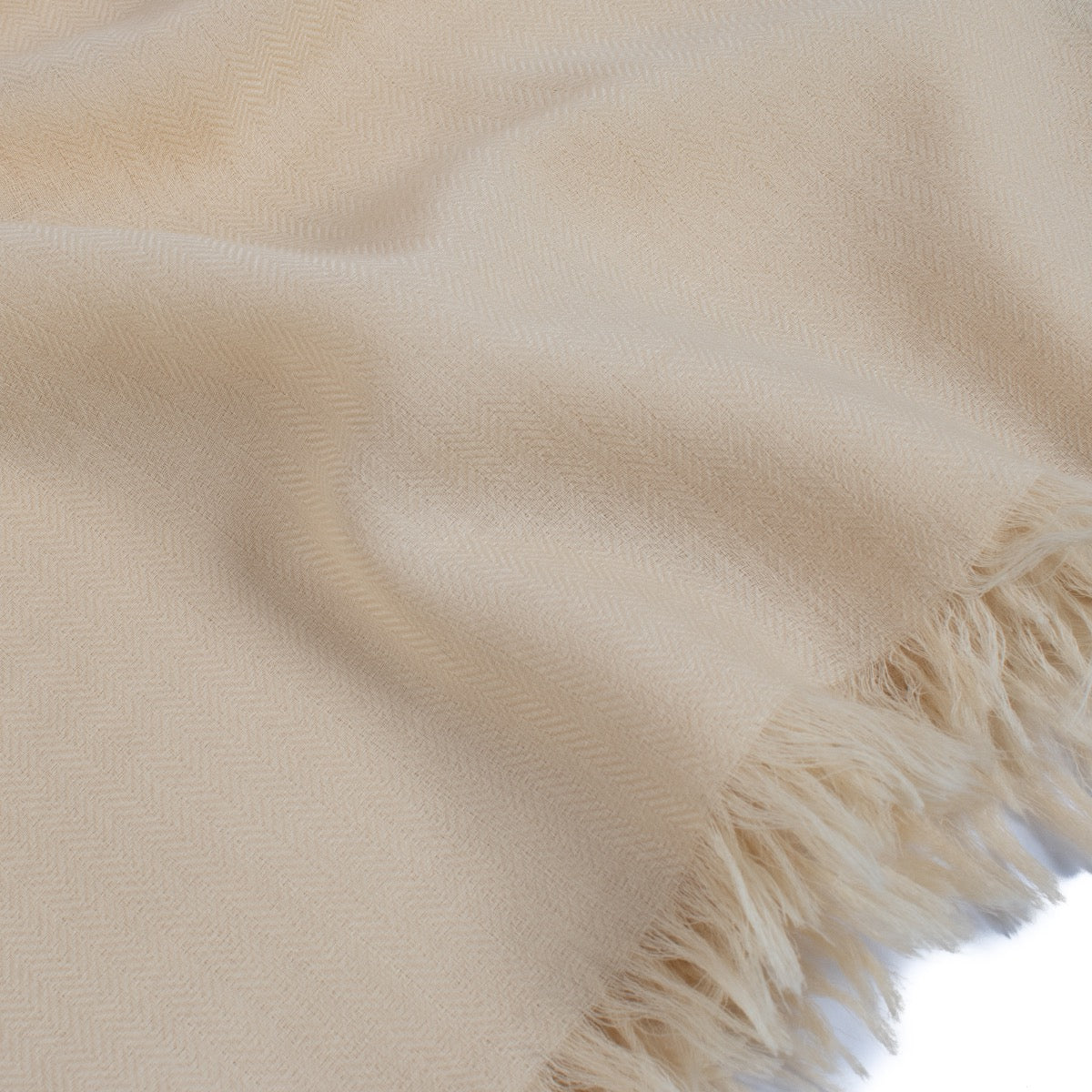 Authentic second hand Hermès Beige Cashmere Stole Scarf on Labellov.com