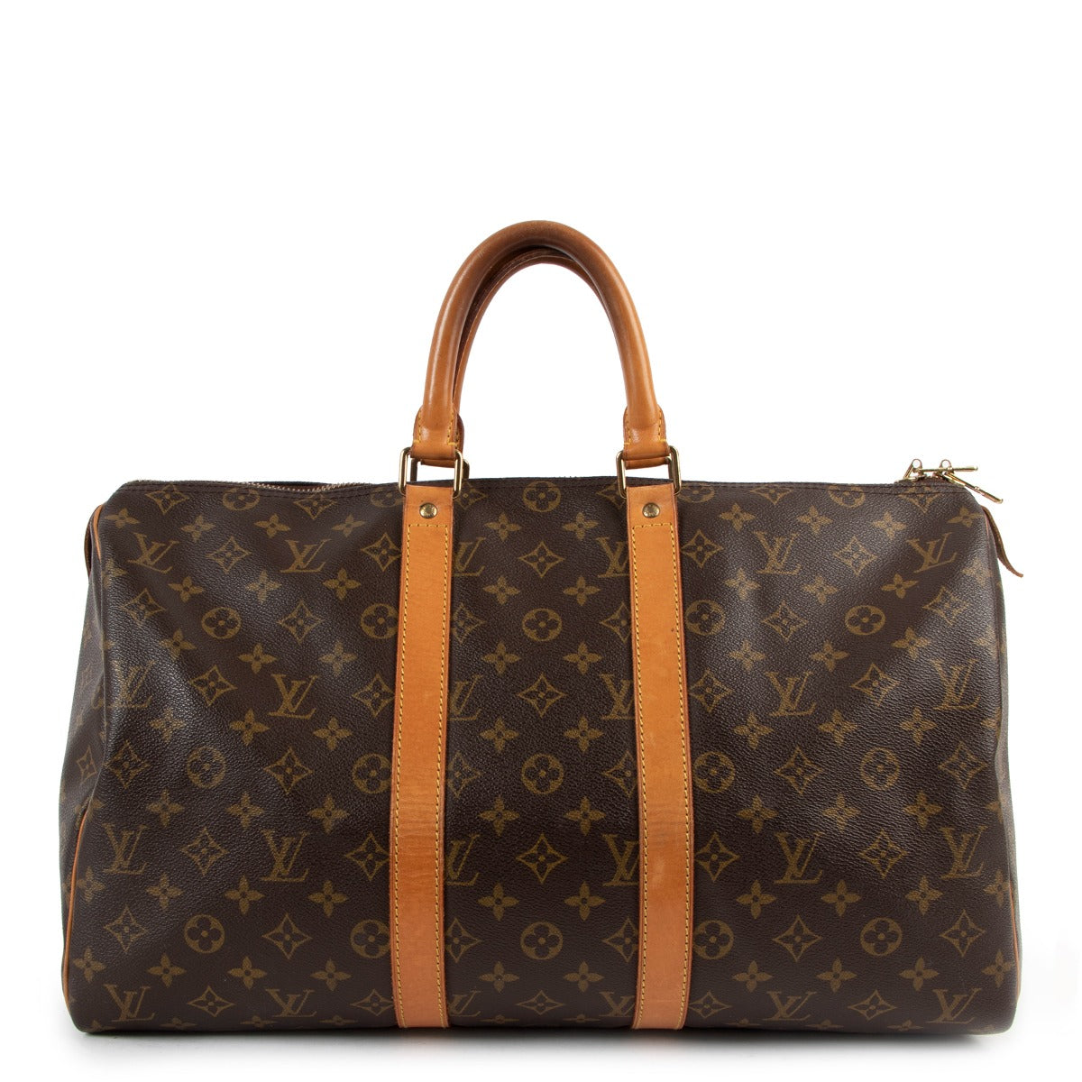 authentic second hand Louis Vuitton Keepall 45 vintage Monogram Canvas at labellov