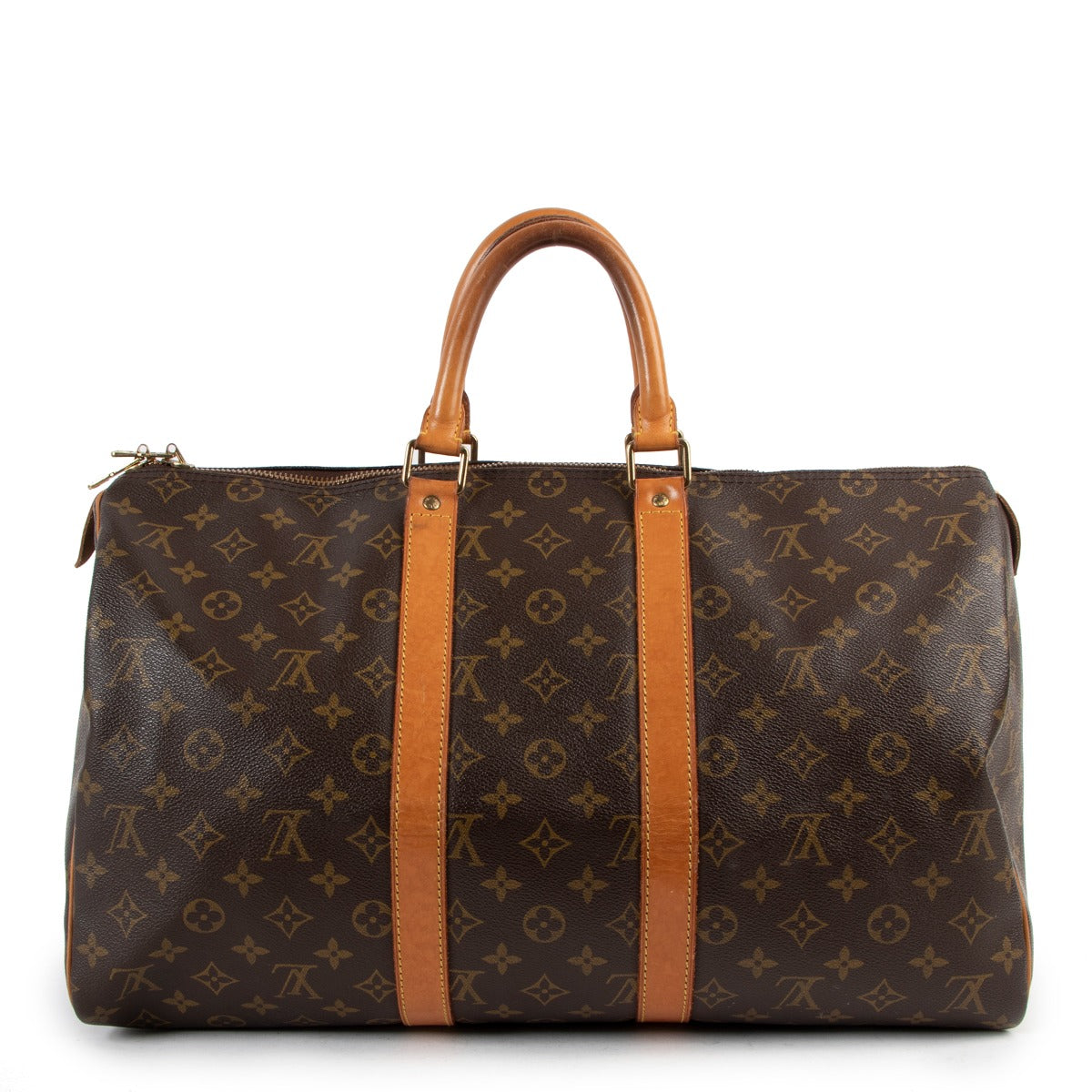 authentic second hand Louis Vuitton Keepall 45 vintage Monogram Canvas at labellov