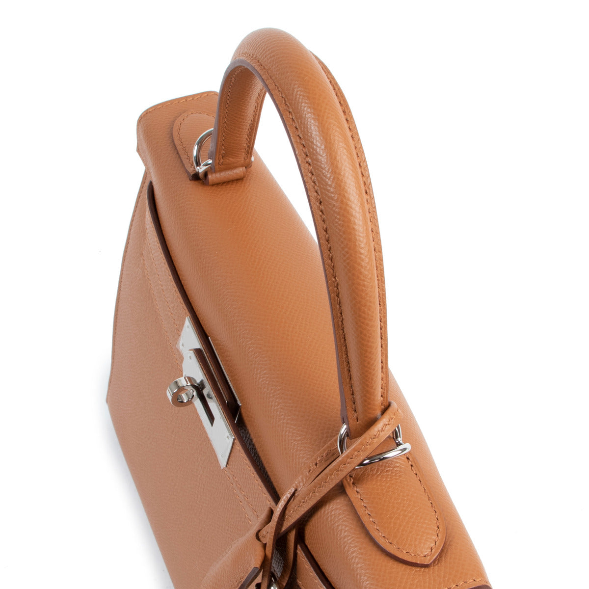 Hermès Kelly 28 Verso Gold Ambre Epsom PHW