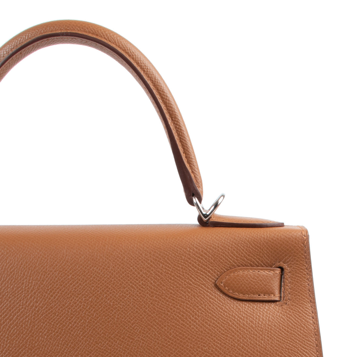 Hermès Kelly 28 Verso Gold Ambre Epsom PHW