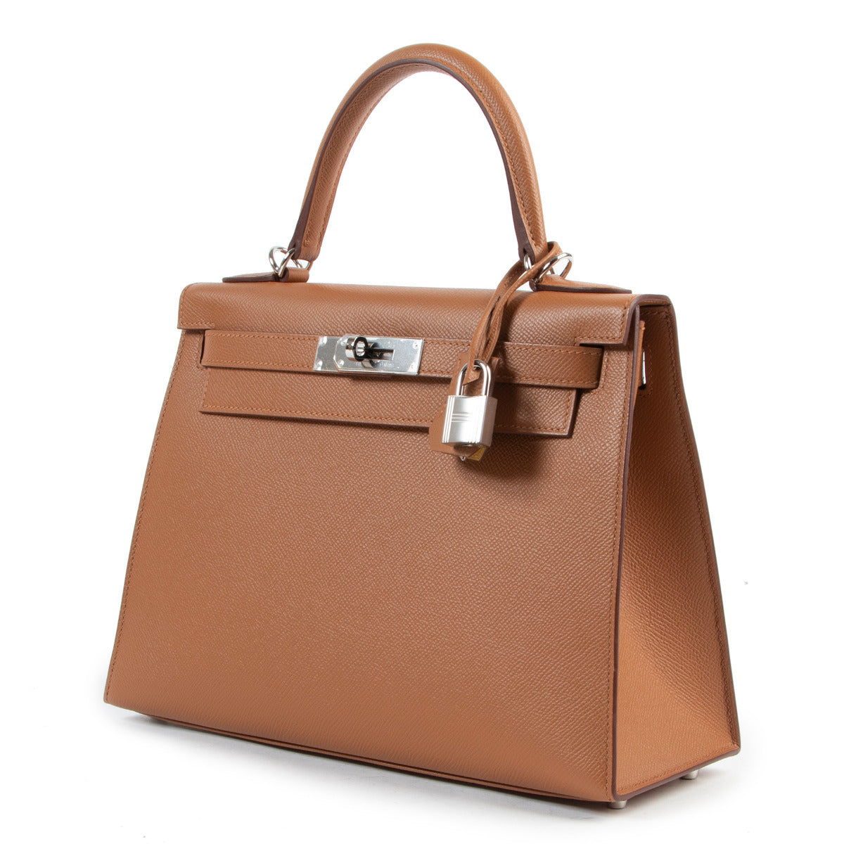 Hermès Kelly 28 Verso Gold Ambre Epsom PHW