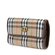 Authentic secondhand Burberry Nova Check Clutch designer bags accessories luxury vintage webshop safe secure online shopping designer high end brands