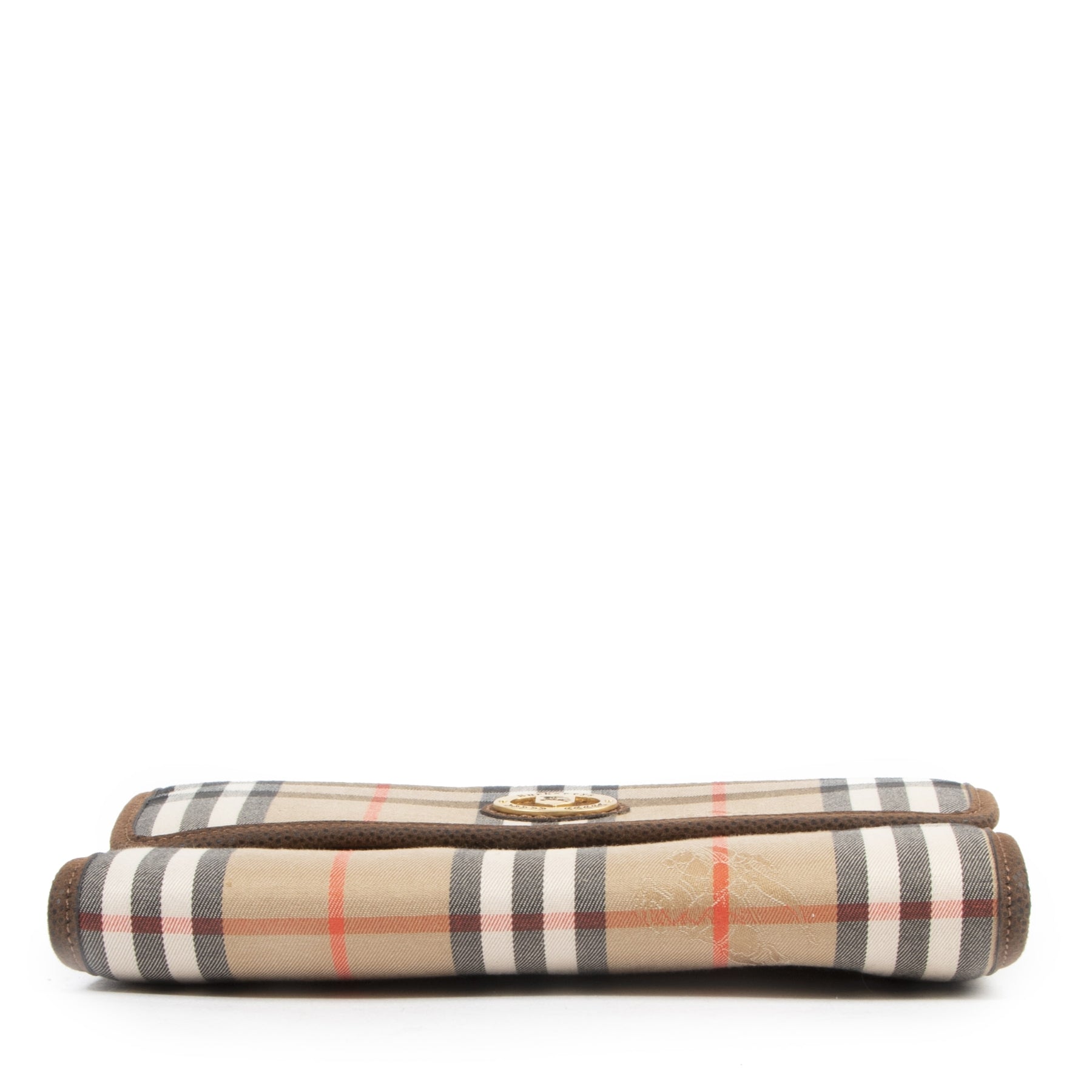 Authentic secondhand Burberry Nova Check Clutch designer bags accessories luxury vintage webshop safe secure online shopping designer high end brands