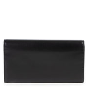 Authentic secondhand Saint Laurent Black Leather Wallet designer accessories fashion luxury vintage webshop safe secure online shopping designer high end brands