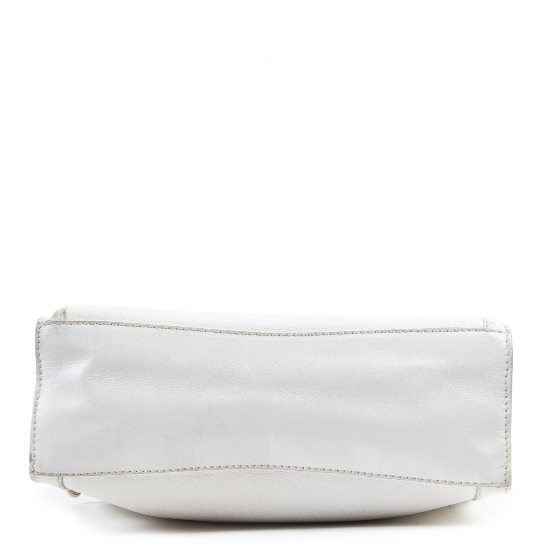 Céline White Leather Crossbody Bag