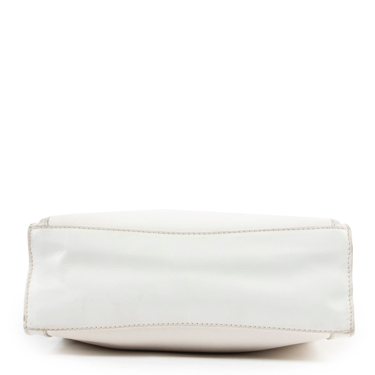 Celine White Leather Shoulder bag in original condition on safe site for 2nd hand designer bags