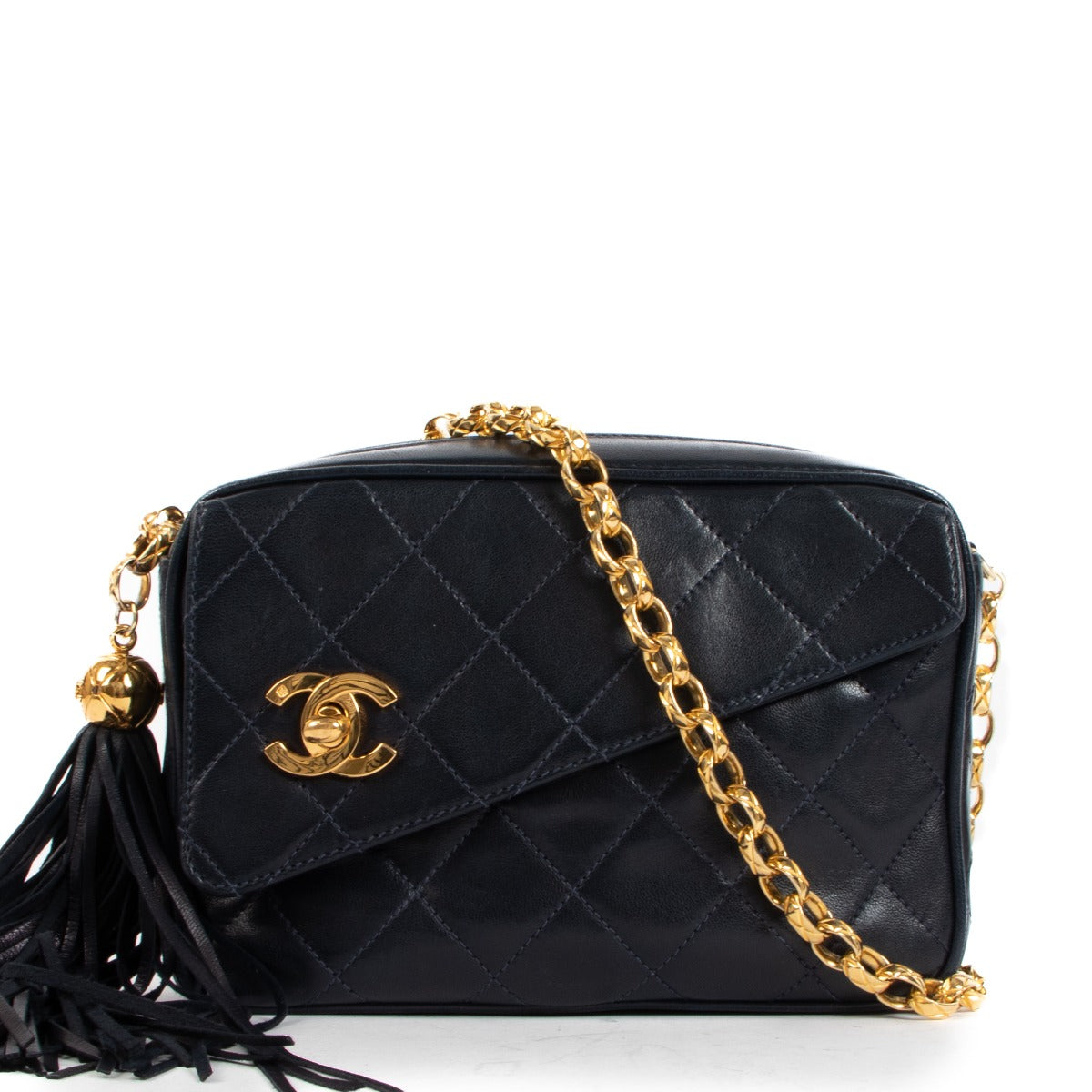 Chanel Fall/Winter 1992 Blue Camera Bag