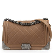 Chanel Tan Paris Dallas Metiers D'art Western New Medium Boy Bag for the best price at Labellov