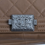 Chanel Tan Paris Dallas Metiers D'art Western New Medium Boy Bag