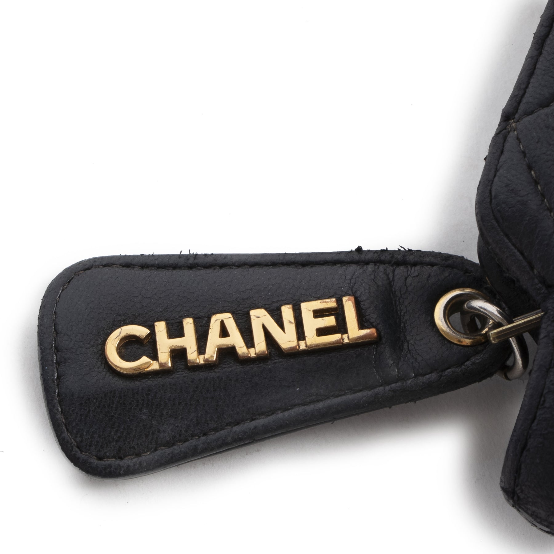 shop safe online Chanel Navy Quilted Classic Shoulder Bag