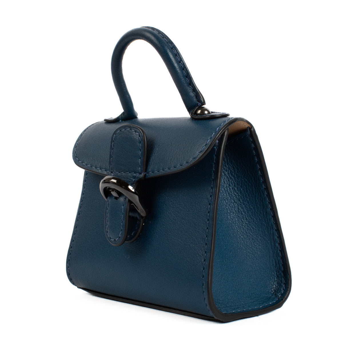Delvaux Bleu de Prusse Polo Brillant Bag Charm