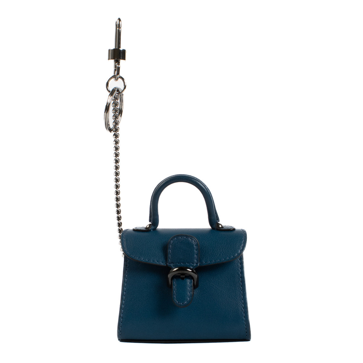 Delvaux Bleu de Prusse Polo Brillant Bag Charm