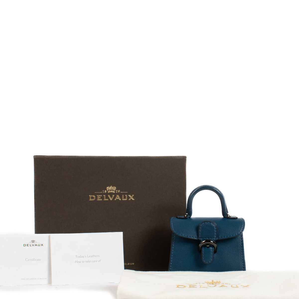 Delvaux Bleu de Prusse Polo Brillant Charm
