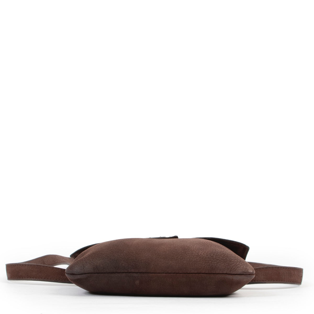 Original Delvaux Brown Nubuck Belt bag now online for sale on Labellov Luxury 2nd hand website for designer bags