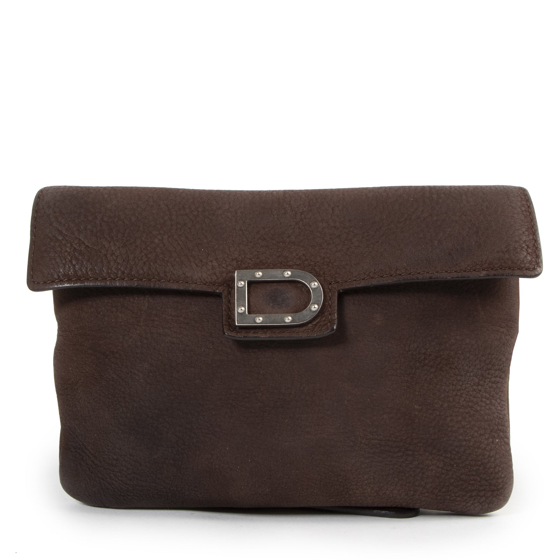 Delvaux Brown Nubuck Belt Bag