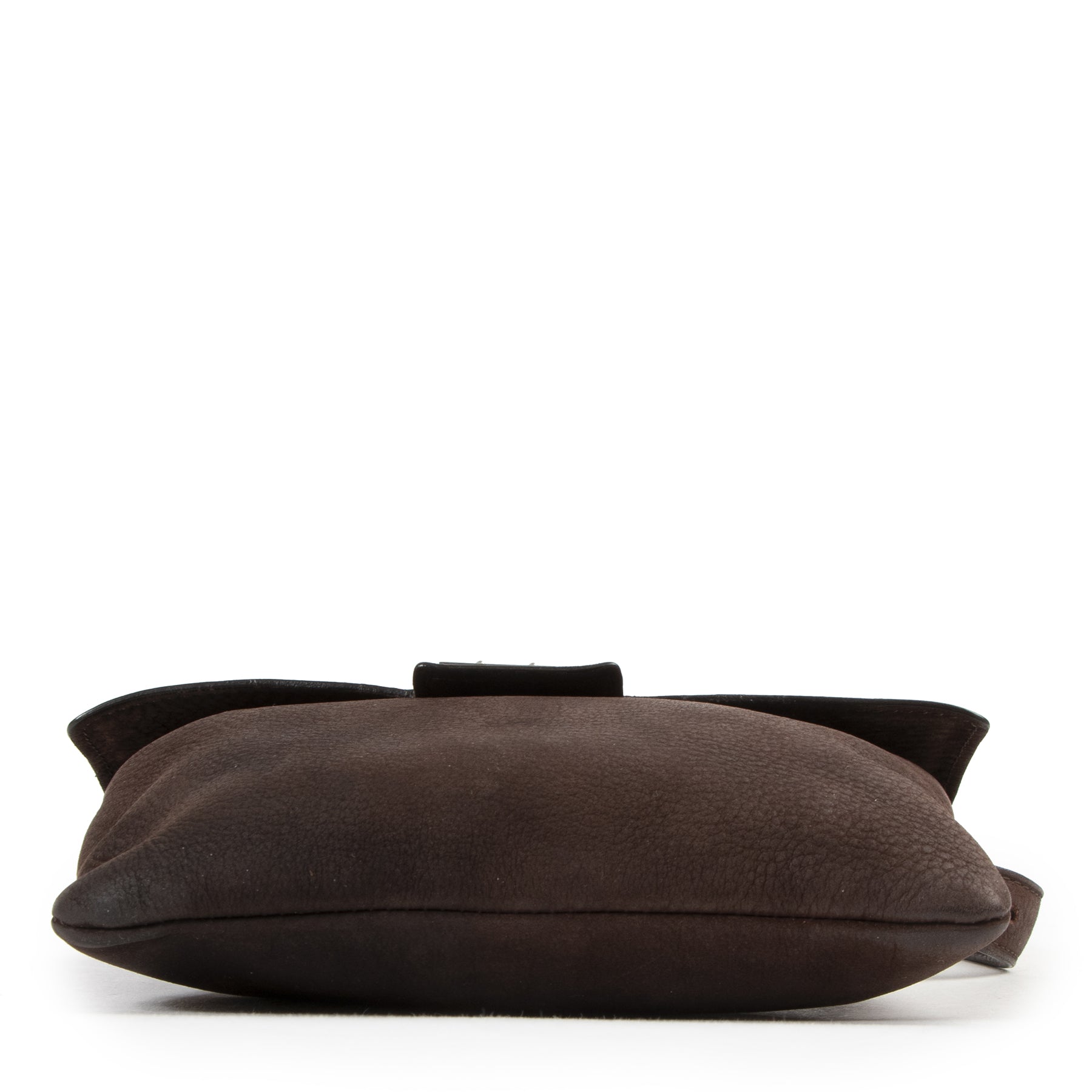 Delvaux Brown Nubuck Belt Bag