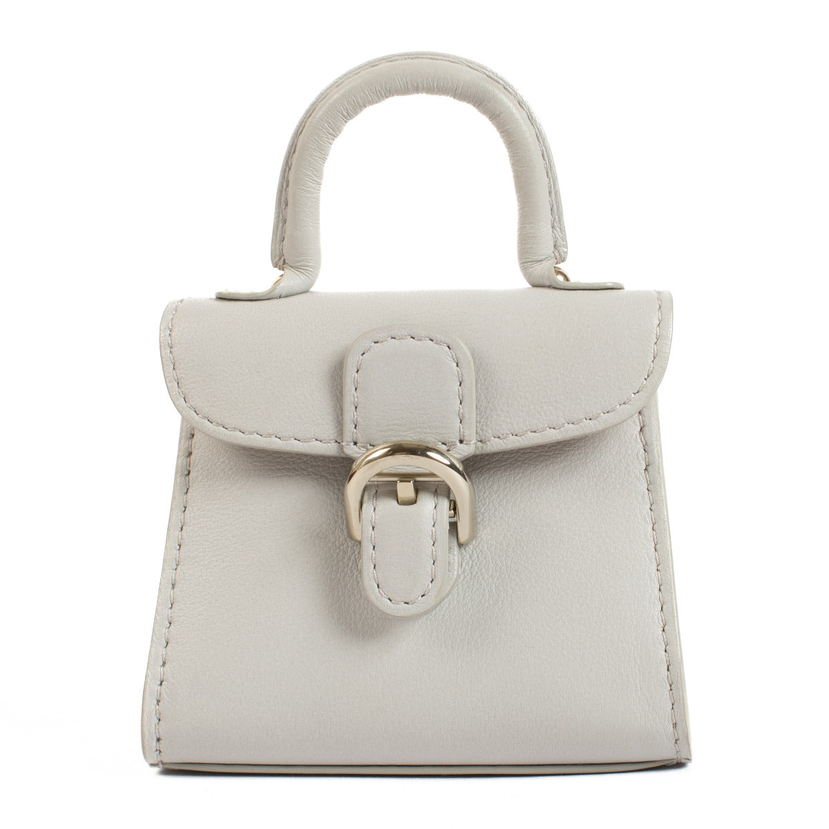 Delvaux Lin Polo Leren Brillant Tas Bedel
