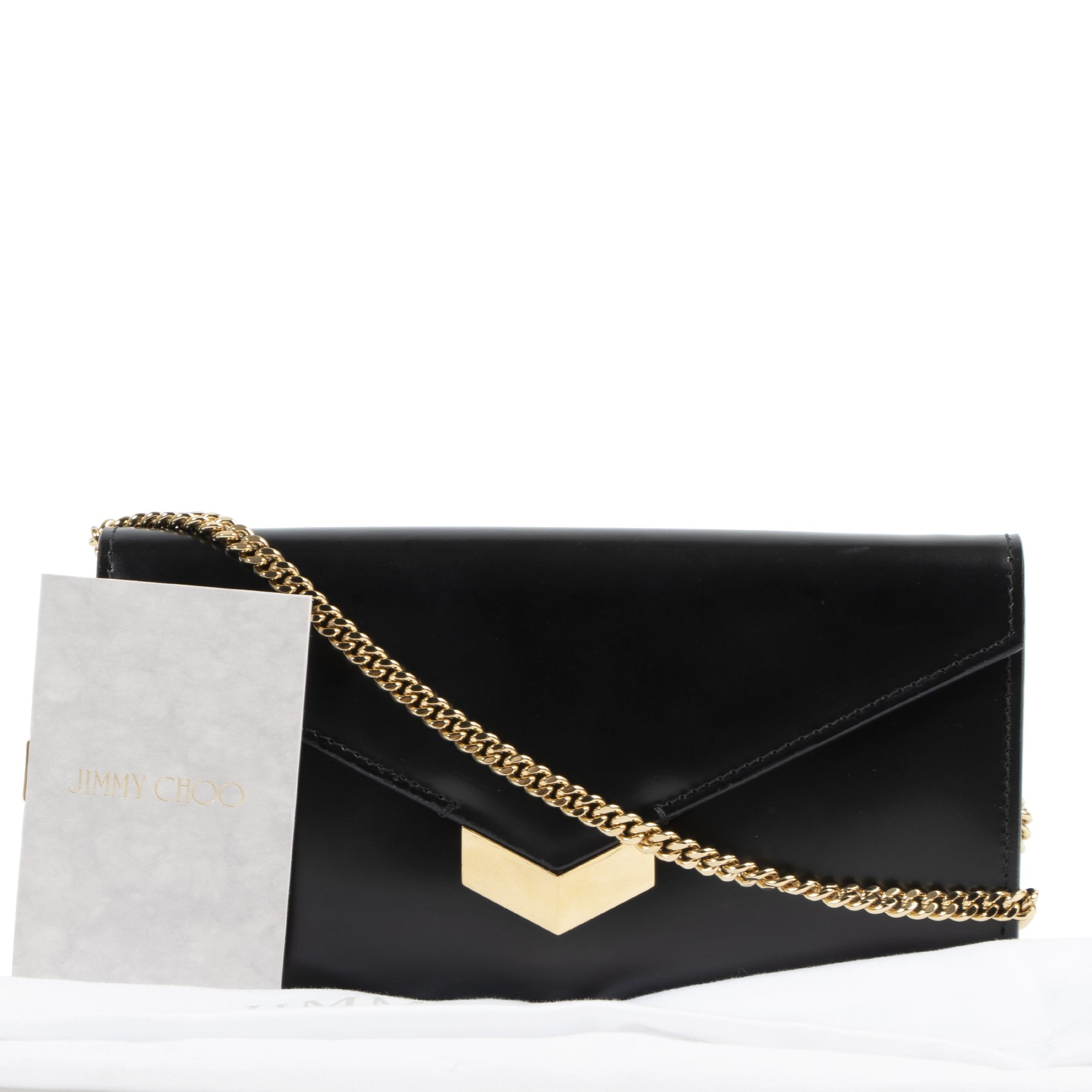 Jimmy Choo Black Lucile Clutch