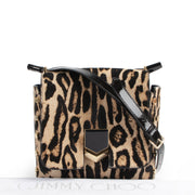 Jimmy Choo Leopard Lockett Calf Hair Bag