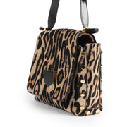 koop online tegen de beste prijs Jimmy Choo Leopard Lockett Calf Hair Bag