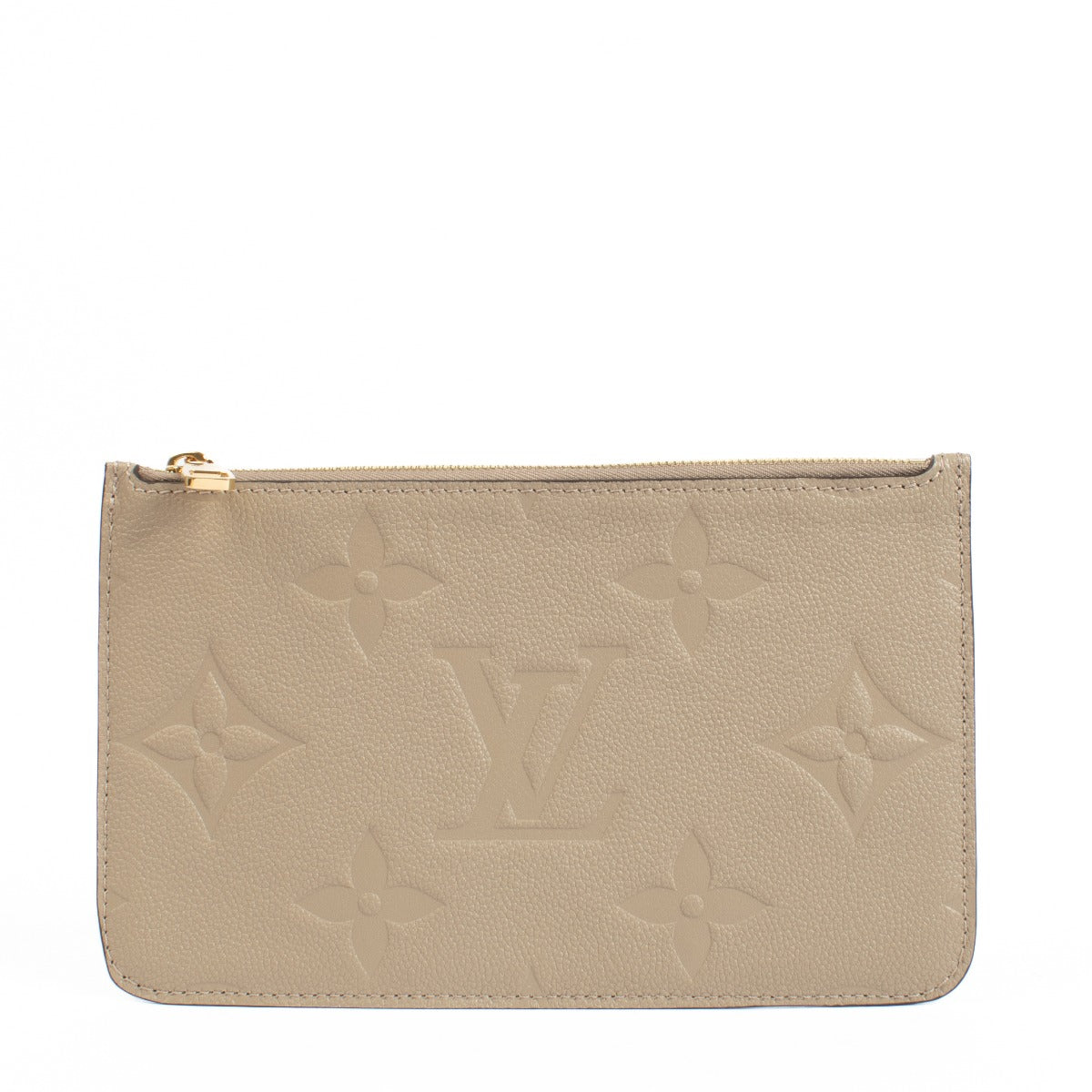 Shop 100% authentic secondhand Louis Vuitton Taupe Monogram Empreinte Neverfull Clutch on Labellov.com