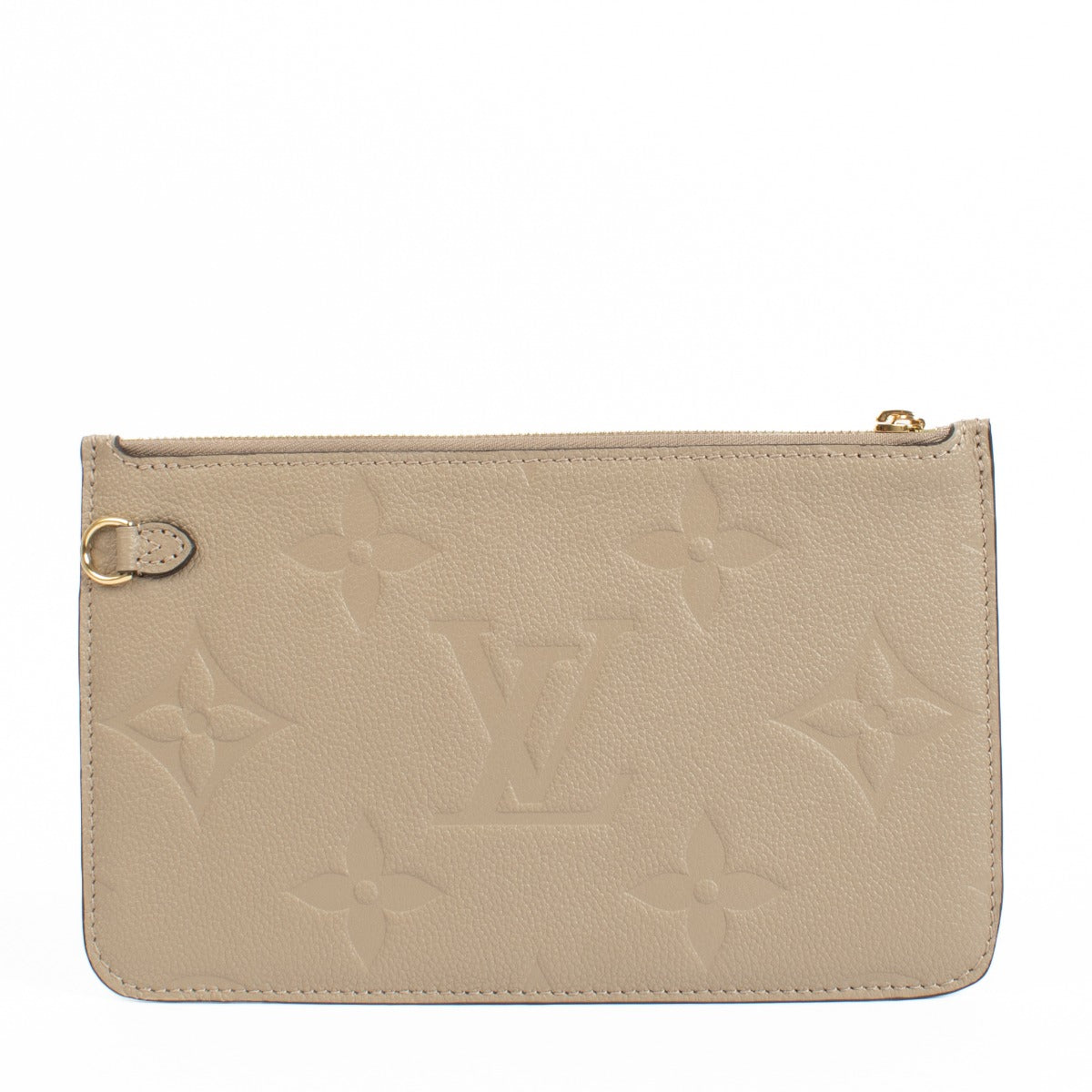 Shop 100% authentic secondhand Louis Vuitton Taupe Monogram Empreinte Neverfull Clutch on Labellov.com