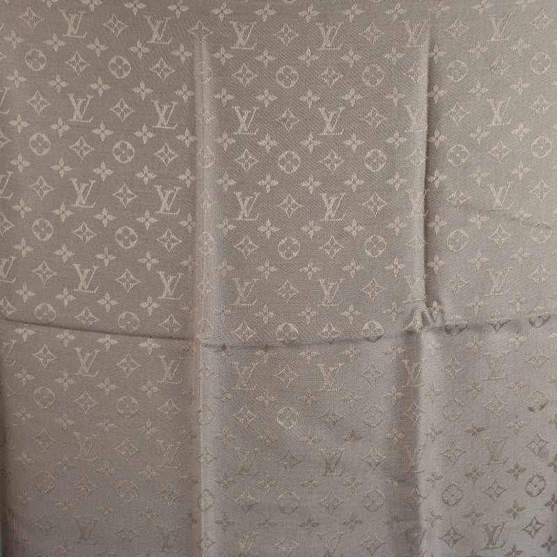 Louis Vuitton Taupe Monogram Shawl
