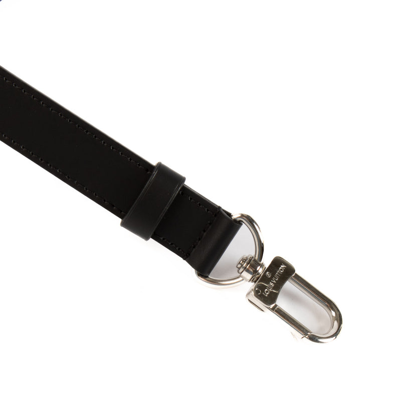 Louis Vuitton Black Leather Keepall Strap