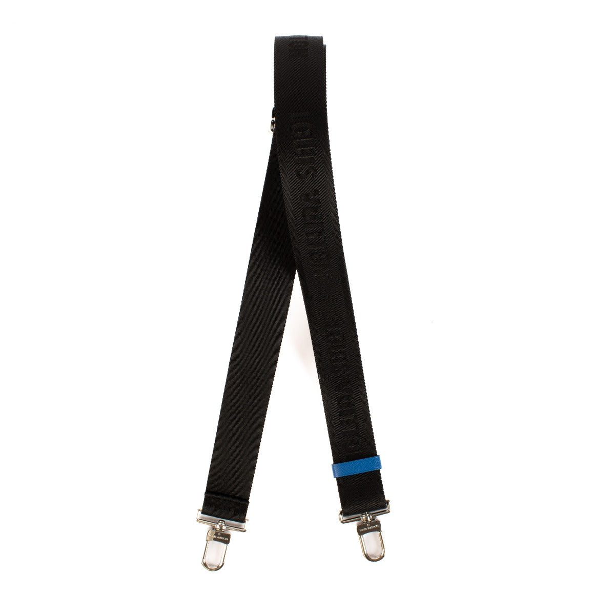Shop 100% authentic secondhand Louis Vuitton Black/Blue Nylon Alpha Messenger Strap on Labellov.com