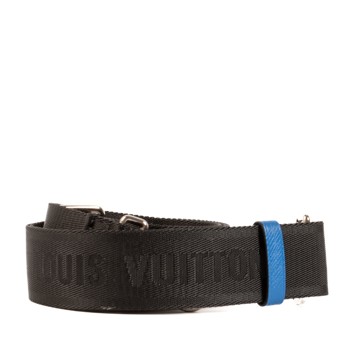 Shop 100% authentic secondhand Louis Vuitton Black/Blue Nylon Alpha Messenger Strap on Labellov.com