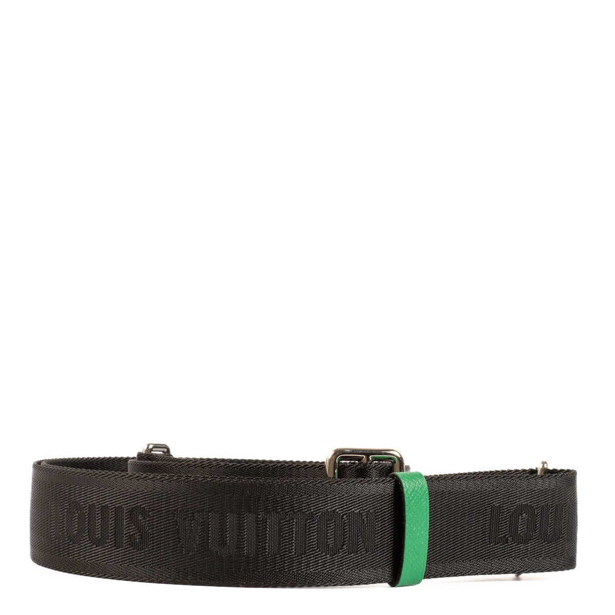 Louis Vuitton Black/Green Nylon Alpha Messenger Strap