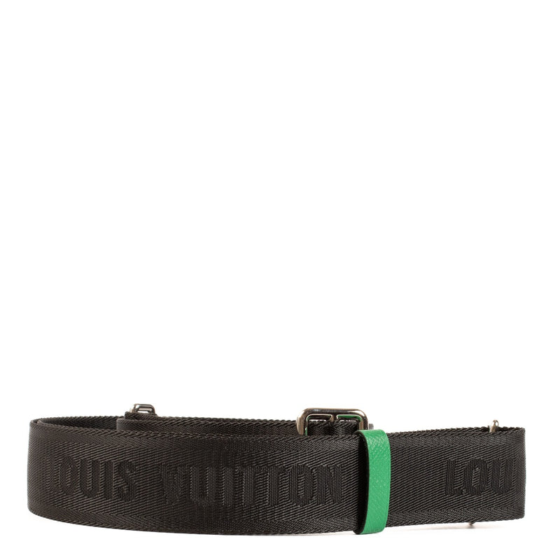 Louis Vuitton Black/Green Nylon Alpha Messenger Strap