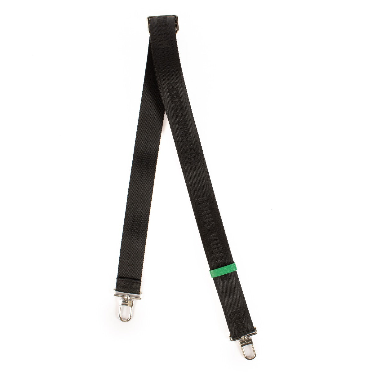Louis Vuitton Black/Green Nylon Alpha Messenger Strap