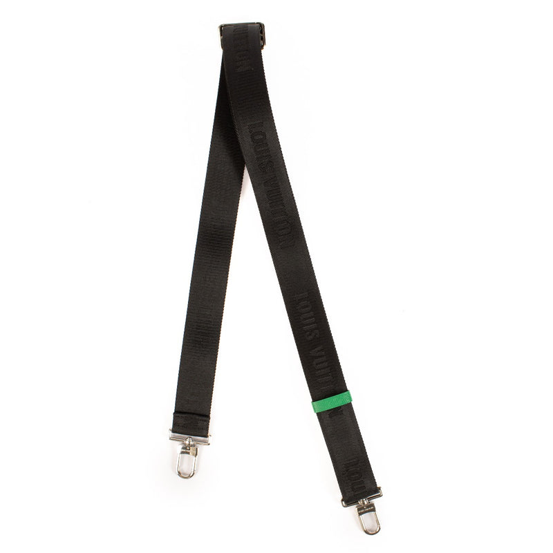 Louis Vuitton Black/Green Nylon Alpha Messenger Strap