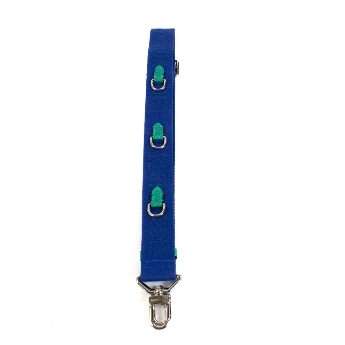 shop 100% authentic second hand Louis Vuitton Blue/Green Taurillon Illusion Trio Pouch Bag Strap on Labellov.com