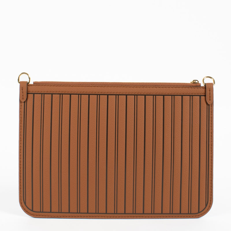 shop 100% authentic second hand Louis Vuitton Tan Neverfull Inside Out Clutch on Labellov.com