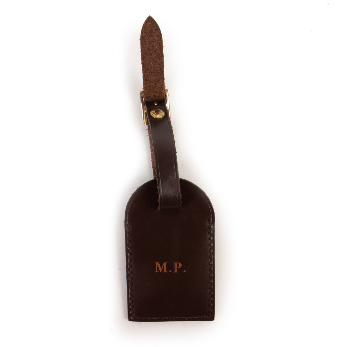 Buy online an authentic second hand Louis Vuitton brown luggage tag in good condition at Labellov in Antwerp.