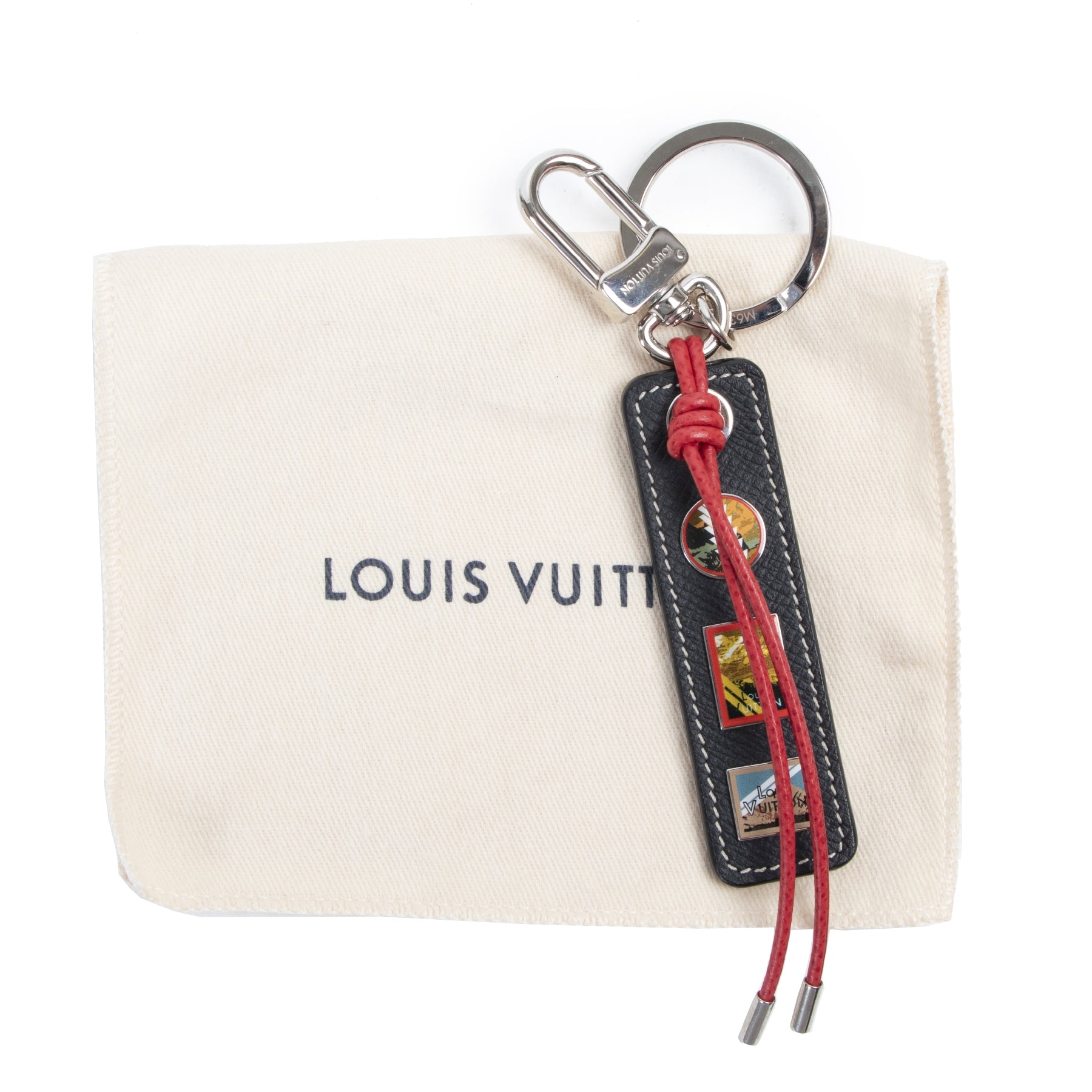 Louis Vuitton Limited Edition 'Damier Graphite Alpes' Keychain