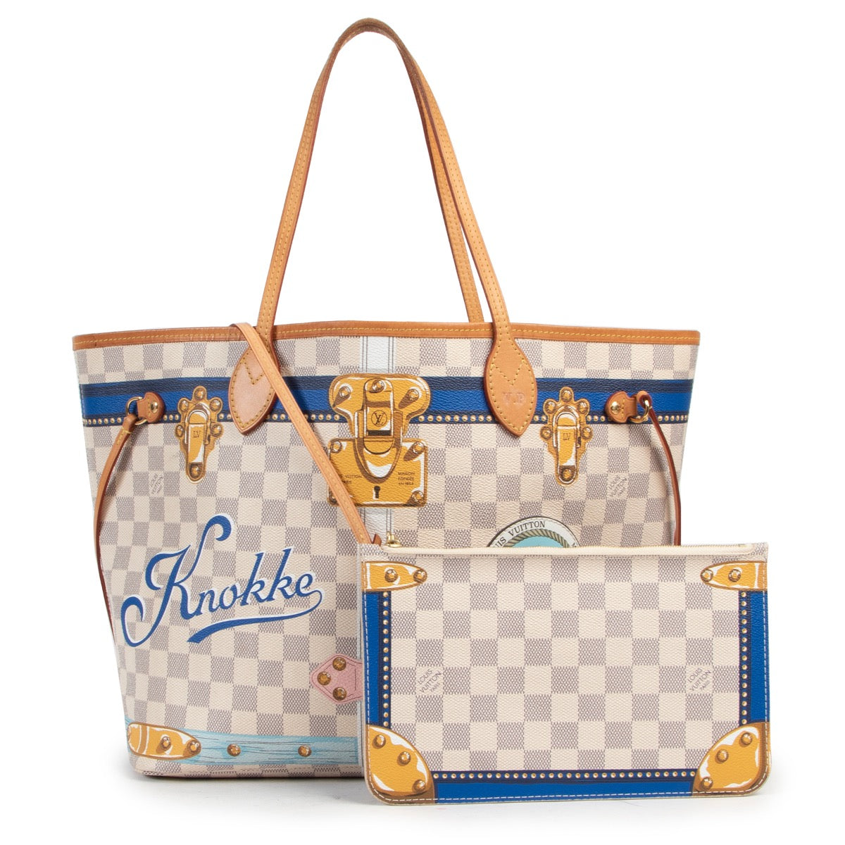 Shop safe online at Labellov in Antwerp this 100% authentic second hand Louis Vuitton Knokke Neverfull Shoulder bag