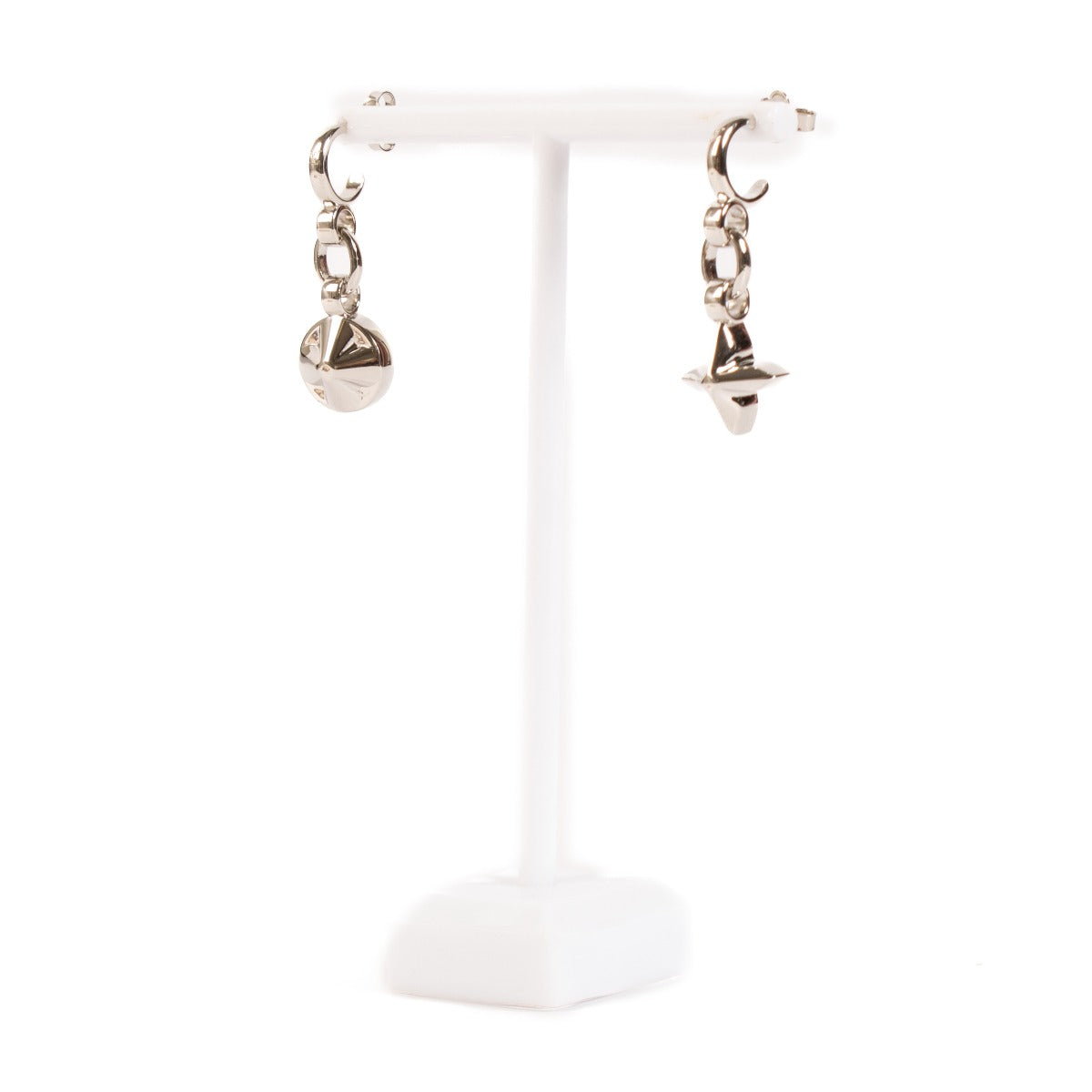 Louis Vuitton Silver My Flower Earrings