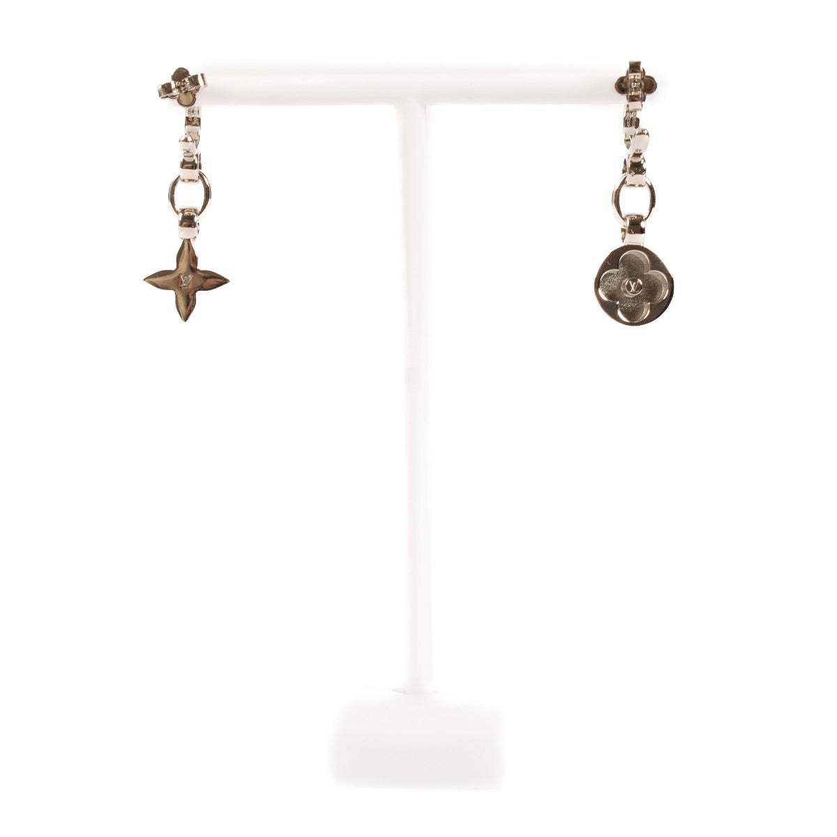 Louis Vuitton Silver My Flower Earrings