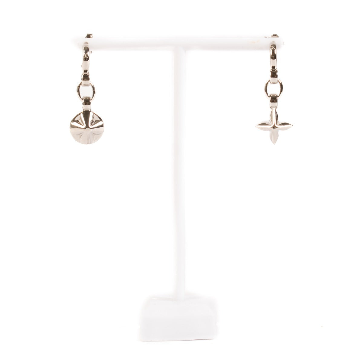 Louis Vuitton Silver My Flower Earrings