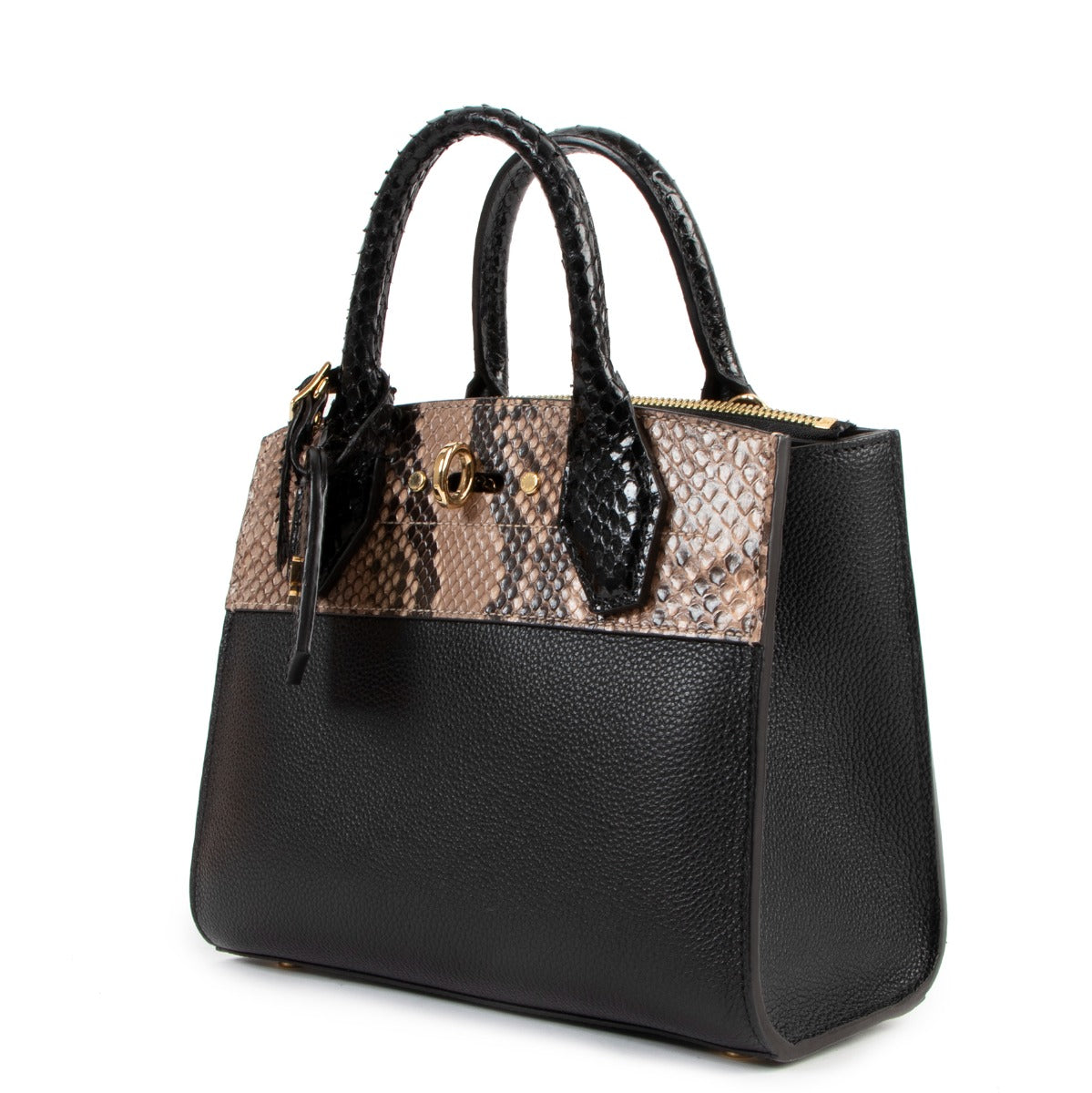 Second hand Louis Vuitton City Steamer Mini Python Handbag at Labellov