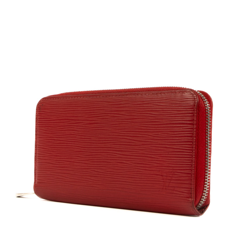 Louis Vuitton Coquelicot Red Epi Leather Zippy Wallet