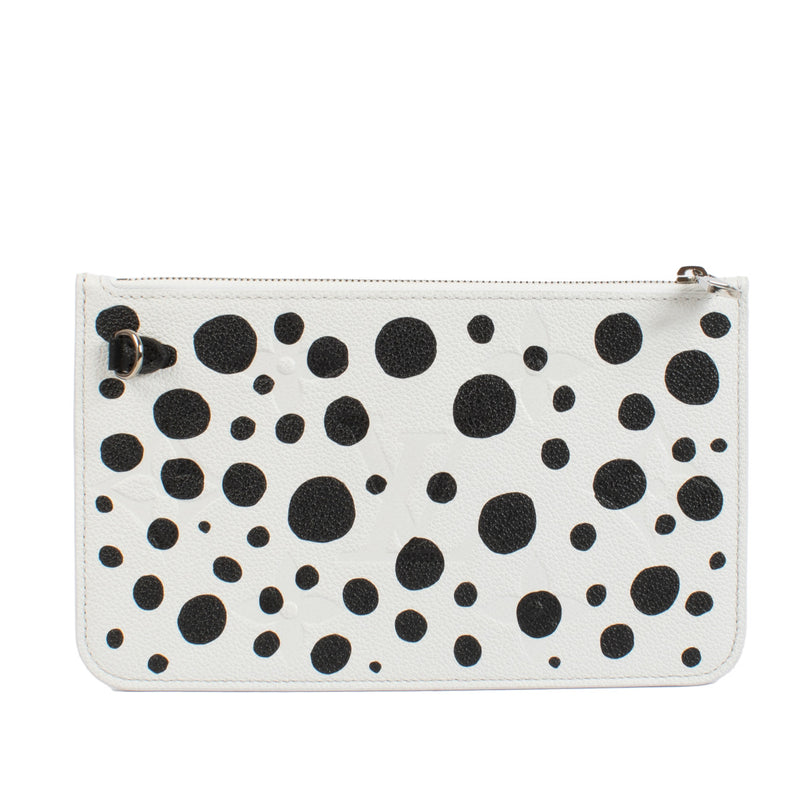 Louis Vuitton x Yayoi Kusuma Black & White Clutch Bag