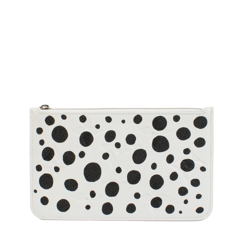 Louis Vuitton x Yayoi Kusuma Black & White Clutch Bag