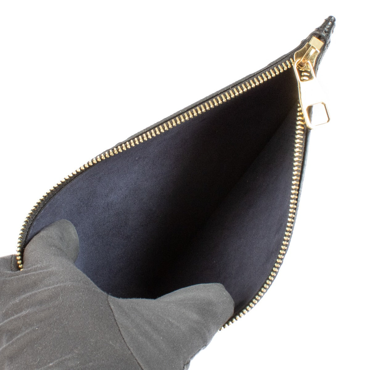 Shop 100% authentic secondhand Louis Vuitton Black Monogrm Empreinte Neverfull Clutch on Labellov.com